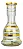 VASO SINO GOLD 30CM - TRANSPARENTE C/ DOURADO - Imagem 1