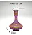 VASO DE NARGUILE GRANDE 30CM - ROSÊ C/ DOURADO - Imagem 2