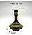 VASO DE NARGUILE GRANDE 30CM - PRETO C/ DOURADO - Imagem 2