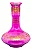 VASO DE NARGUILE GRANDE 30CM - ROSA PINK C/ DOURADO - Imagem 1