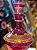 VASO DE NARGUILE GRANDE 30CM - ROSA PINK C/ DOURADO - Imagem 3