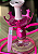 Narguile Completo Alali Dragon Coroa - Rosa Pink - Imagem 2
