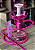 Narguile Completo Alali Dragon Coroa - Rosa Pink - Imagem 1