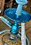 KIT NARGUILE TRITON COMPLETO - AZUL BEBÊ C/ DOURADO 2.0 - Imagem 2