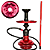 Narguile Completo Trinto Zip - Vermelho (Black Friday) - Imagem 1