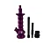 Kit Narguile Zeus Smart Completo - Roxo Fosco - Imagem 2