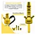 Kit Narguile Horse Completo - Dourado - Imagem 2