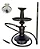 KIT NARGUILE TRITON COMPLETO  - PRETO - Imagem 1