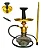 KIT NARGUILE TRITON COMPLETO  - DOURADO - Imagem 1