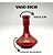 VASO DE NARGUILE GRANDE 30CM - VERMELHO E DOURADO - Imagem 3