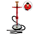 Narguile Al Farid Storm -  Vermelho - Imagem 1