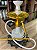 KIT NARGUILE TRITON COMPLETO - DOURADO C/ BRANCO 1.0 - Imagem 1