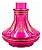 Vaso Narguile Pequeno Aladin Reforçado Rosa Pink - Imagem 1