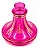 Vaso Narguile Pequeno Aladin Reforçado Rosa Pink - Imagem 3