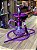 KIT NARGUILE COMPLETO TRITON HOOKAH - ROXO - Imagem 1