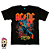 Camiseta Infantil Banda ACDC Power Up Tour 2026 Cartoon - Imagem 1