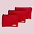 Kit Necessaire Trapézio PMG Vermelho - Imagem 1