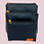 Kit Necessaire Trapézio PMG Preto Couro - Imagem 1