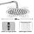 Chuveiro Externo - Redondo Inox Cromado - Imagem 3