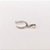 Piercing Fake Pingente Cor Citrino - Imagem 1