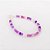Pulseira Infantil c/ Mix de Cristais Cor de Rosa - Imagem 1