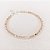 Pulseira Cristais Nude e Hematita - Imagem 1