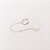 Piercing Fake c/ Pingente de Corrente e Pérola Natural - Imagem 1