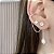 Piercing Fake c/ Pingente de Corrente e Pérola Natural - Imagem 5