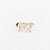 Piercing Fake Laço Cravejado Gold - Imagem 1