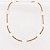 Choker de Trevos de 4 Folhas de Madrepérola e Esferas de Hematitas Douradas - Imagem 1