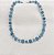 Choker de Esferas de Jade Turquesa e Cristais - Imagem 1
