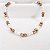 Choker de Pérolas Brancas e Pérolas Douradas Naturais - Imagem 1