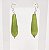 Brinco de Jade Verde Folha Gota - Imagem 1