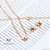 Conjunto colar e brincos ponto rubi - Imagem 1