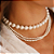 Colar fio inteiro de pérolas shell - Imagem 1