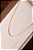 Corrente Elo Cartier 60cm banhada a ouro 18k - Imagem 1
