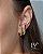 Brincos tarracha em mini esferas earhook - Imagem 1