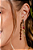 Brinco longo com pedras - Imagem 1