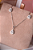 Conjunto gotas cravejadas prata 925 - Imagem 2