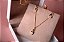 Conjunto colar e brincos gotas - Imagem 2