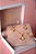 Conjunto colar e brinco com detalhe cravejado - Imagem 1