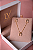 Conjunto Ferradura Cravejada Banhado a Ouro 18K – Colar + Brincos com Zircônias - Imagem 1