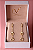 Brinco Argolinha Pendente Algemas – Banho de Ouro 18K - Imagem 2