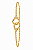 Pulseira algema mini elo - Imagem 2