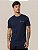Camiseta Azul Marinho Floral - Imagem 1