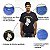Camiseta Azul Bull Terrier Manga Curta Streetwear - Imagem 4