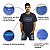 Camiseta Streetwear Azul Punch - Manga Curta - Imagem 4