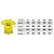 Camiseta Masculina Amarela Manga Curta Halfpipe Hardivision - Imagem 3