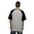 Camiseta Streetwear Cinza Guadalupe - Raglan Preta - Imagem 2