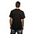 Camiseta Streetwear Preta Skateboarder - Manga Curta - Imagem 2